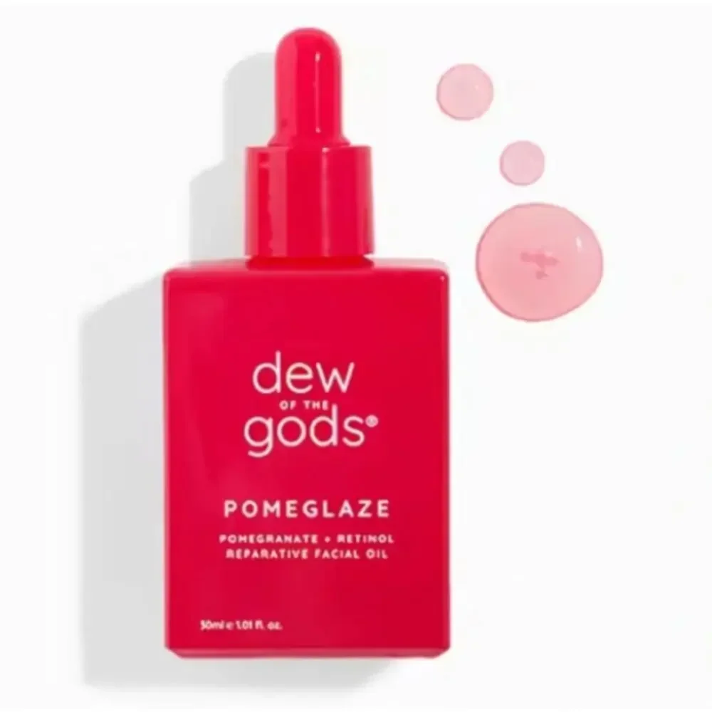 Dew of the Gods Pomeglaze Pomegranate Retinol Repairative Facial Oil New 1 fl oz